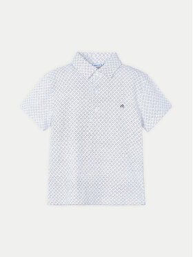 Mayoral Mayoral Тениска с яка и копчета 3101 Син Regular Fit