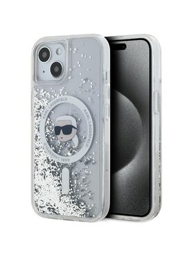 KARL LAGERFELD KARL LAGERFELD Etui na telefon Apple iPhone 15 Przezroczysty