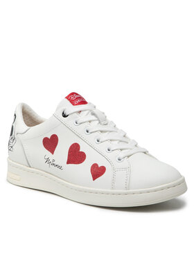 Geox Geox Sneakersy D Jaysen G D251BG 00085 C1000 Bílá