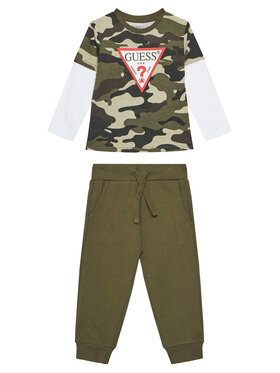 Guess Guess Dětský komplet N5YG00 K8HM4 Khaki Regular Fit