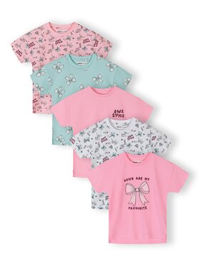 minoti minoti T-Shirt 30TEE102 Różowy Regular Fit