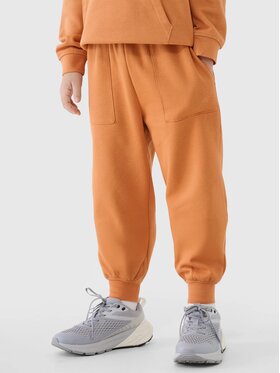 4F 4F Pantaloni da tuta 4FJRSS25TTROM1340-70S Arancione Regular Fit