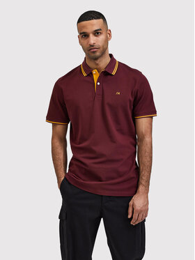 Selected Homme Selected Homme Polo Aze 16082841 Bordeaux Regular Fit