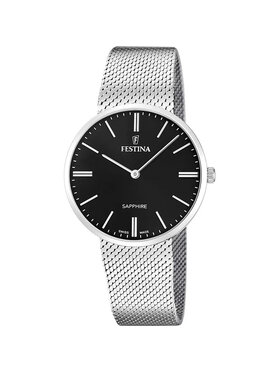 Festina Festina Zegarek F20074-4 Srebrny