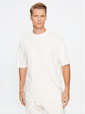 New Balance New Balance Póló Athletics Linear T-Shirt MT33560 Bézs Regular Fit