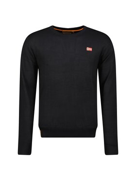 Geographical Norway Geographical Norway Bluza WY1173H/GN-Black Czarny Regular Fit