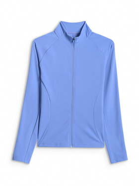 4F 4F Bluza BASIC+ Niebieski Slim Fit