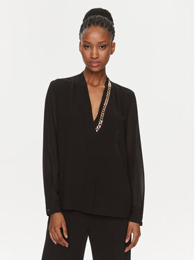 Rinascimento Rinascimento Bluză CFC0116133003 Negru Regular Fit