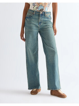 Wrangler Wrangler Jeansy LOOSE STRAIGHT Niebieski Loose Fit