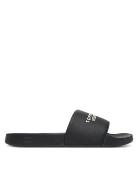 Tommy Hilfiger Tommy Hilfiger Şlapi Raised Pool Slide FM0FM05761 Negru