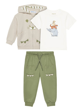 Mayoral Mayoral Set trenerka 1843 Zelena Regular Fit