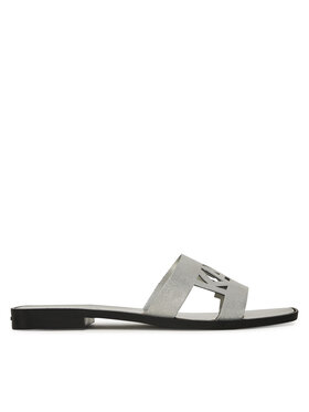 KARL LAGERFELD KARL LAGERFELD Klapki Skoot II KL80402 Srebrny
