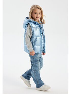 MINOTI MINOTI Kamizelka 20gilet50 Niebieski Regular Fit