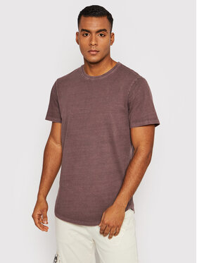 Only & Sons Only & Sons T-shirt Ron 22021069 Bordeaux Regular Fit
