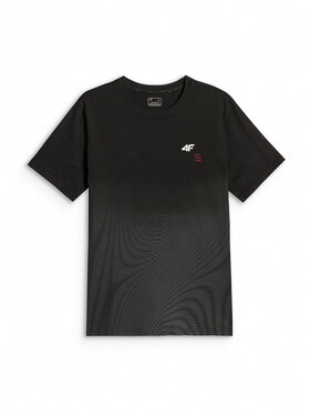 4F 4F T-Shirt AQUA FORCE Μαύρο Regular Fit