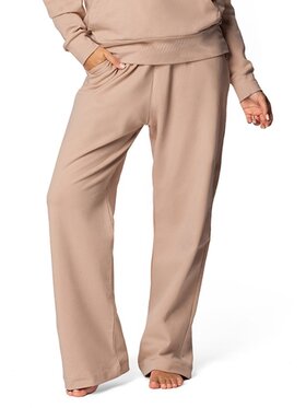 DKaren Sport DKaren Sport Spodnie dresowe DK-K-B8 Beżowy Regular Fit