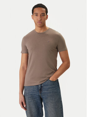 Tommy Jeans Tommy Jeans T-shirt DM0DM20363 Beige Slim Fit
