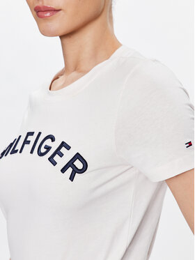 Tommy Hilfiger Majica WW0WW37864 Écru Regular Fit