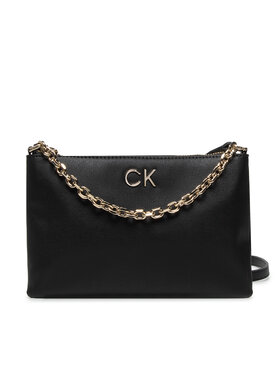 Calvin Klein Calvin Klein Soma Re-Lock Ew Crossbody W Chain K60K609115 Melns