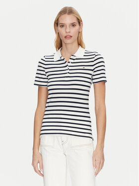 Tommy Hilfiger Tommy Hilfiger Poloshirt 1985 WW0WW43225 Dunkelblau Slim Fit
