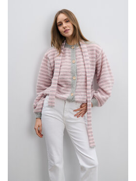 Fobya Fobya Kardigan F2104 Szary Basic Fit