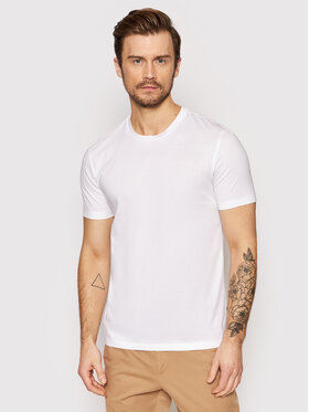 BOSS Boss T-Shirt Tessler 50468395 Biały Slim Fit