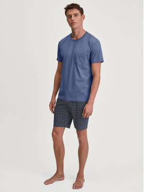 Calida Calida Pyžamo 47087 Modrá Regular Fit