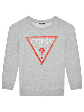 Guess Guess Majica dugih rukava N73Q10 KAUG0 Siva Regular Fit