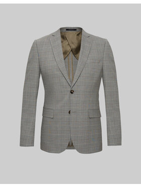 Borgio Borgio Marynarka caronia Szary Slim Fit