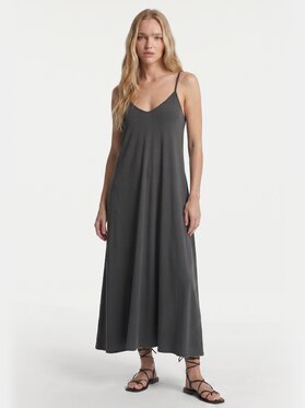 BASICLO BASICLO Sukienka codzienna W-2219-37 Szary ciemny Oversize