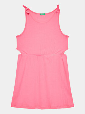 United Colors Of Benetton United Colors Of Benetton Ежедневна рокля 3ZZUCV00E Розов Regular Fit