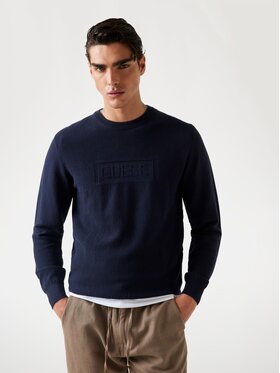 Guess Guess Sweter 175671 Niebieski Classic Fit