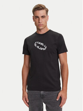 Karl Lagerfeld Jeans Karl Lagerfeld Jeans T-shirt A3M17037 Crna Slim Fit