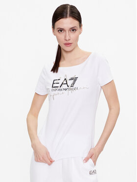EA7 Emporio Armani EA7 Emporio Armani T-shirt 3RTT30 TJDLZ 1100 Blanc Regular Fit