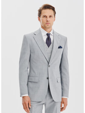 Pako Lorente Pako Lorente Marynarka P25WF-3G-004 Szary Super Slim Fit