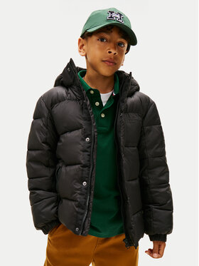 Tommy Hilfiger Tommy Hilfiger Zimní bunda KB0KB10093 D Černá Regular Fit