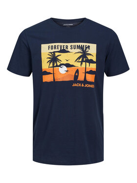 Jack&Jones Junior Jack&Jones Junior T-Shirt 12225495 Niebieski Regular Fit