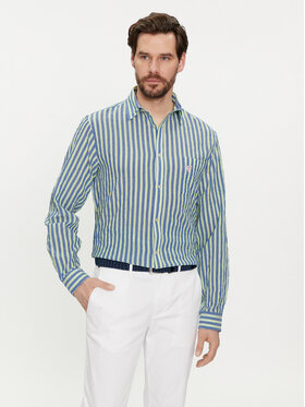 Guess Guess Koszula F4GH00 WG780 Niebieski Regular Fit