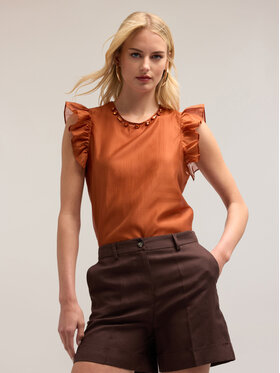 Motivi Motivi Blusa 2001Q001899N022 Arancione Regular Fit