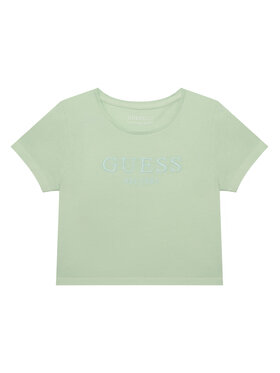 Guess Guess T-Shirt J6GI17 K8HM4 Zielony Regular Fit