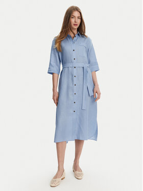 Max Mara Max Mara Сукня-сорочка Salute 2516221028 Блакитний Regular Fit