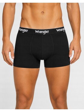 Wrangler Wrangler Bokserki Willox 5 Pack Cotton Rich Trunks Czarny