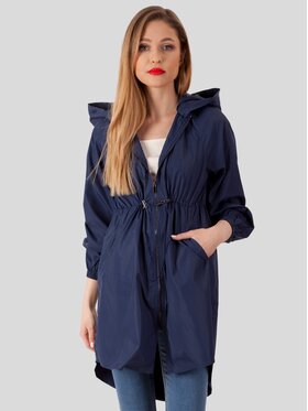 Perso Perso Kurtka przejściowa typu parka Niebieski Slim Fit