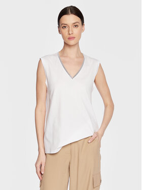 Fabiana Filippi Fabiana Filippi Top JED273W138 Valge Regular Fit