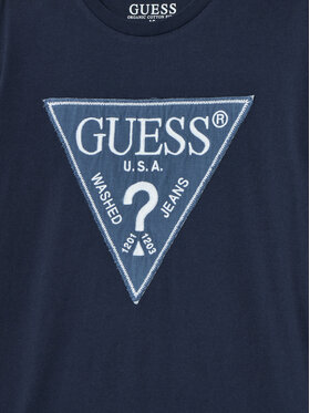 Guess T-shirt L5RI14 K8HM4 Tamnoplava Regular Fit