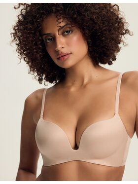 Esotiq Esotiq Biustonosz push-up 43915 Beżowy