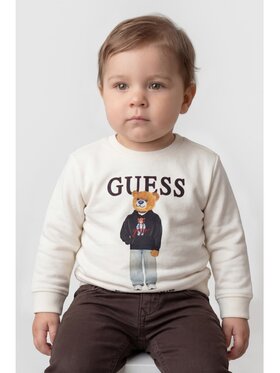 Guess Kids Guess Kids Bluza 183756 Beżowy Classic Fit