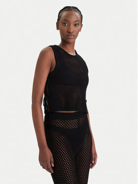 Guess Guess Top E6GR01 Z5632 Czarny Regular Fit