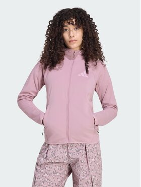 adidas adidas Bluza techniczna 164842 Fioletowy Slim Fit