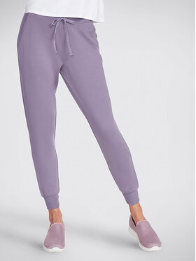 Skechers Skechers Teplákové kalhoty Skechluxe Restful Jogger W03PT49 Šedá Regular Fit